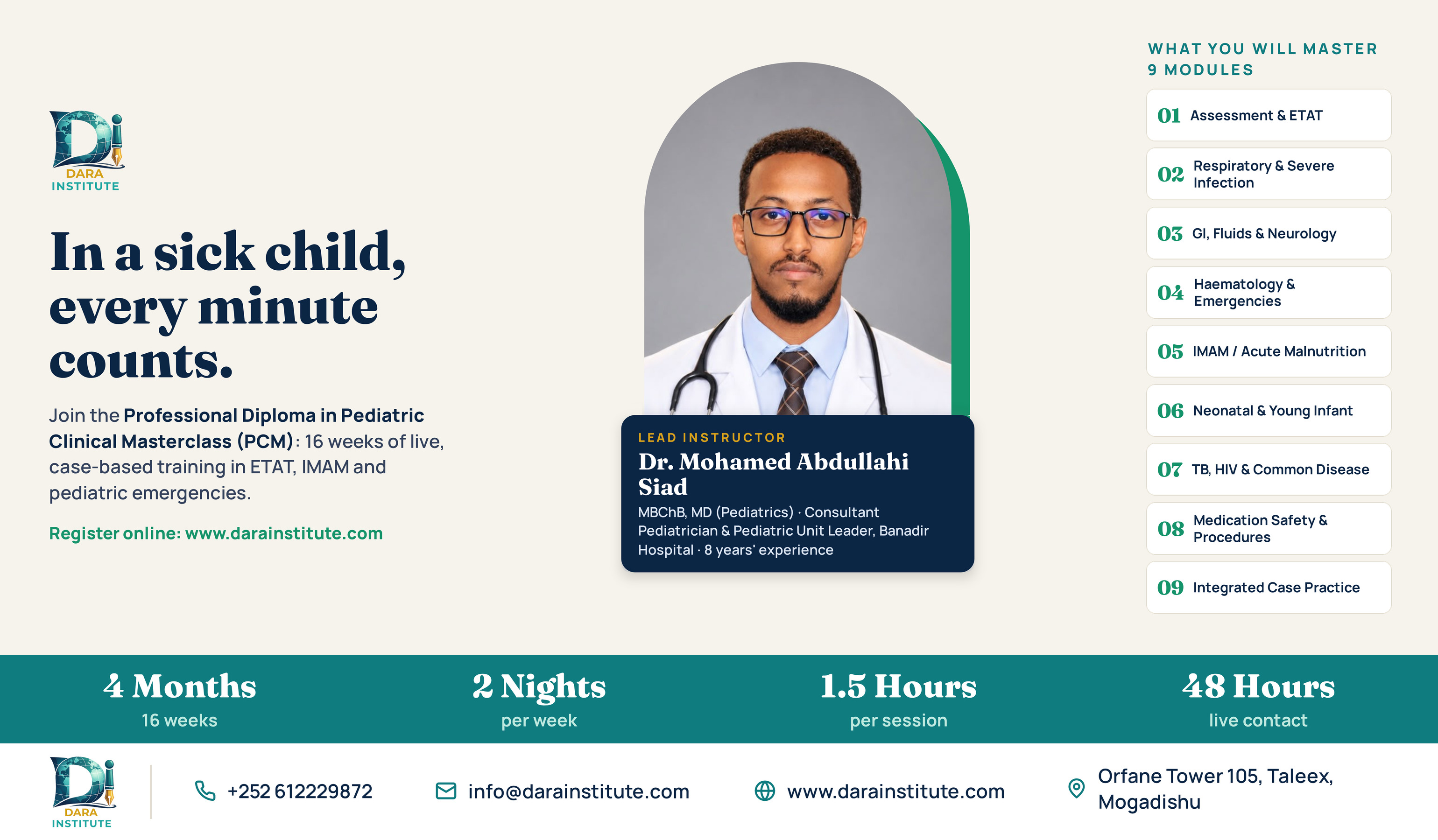 Pediatric Clinical Masterclass (PCM)